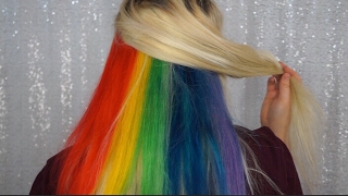 Peakaboo Rainbow Hair Tutorial [upl. by Aiden]