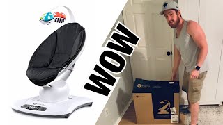 🔥 4moms Mamaroo baby swing unboxing and assembly [upl. by Yardna]