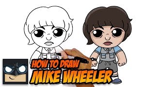 How to Draw Stranger Things  Mike Wheeler [upl. by Alleroif]