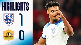 England 10 Australia  Watkins Second Half Goal Seals Win Over Socceroos  Highlights [upl. by Airretnahs]