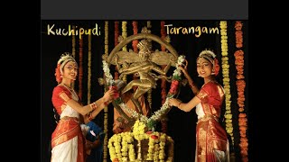 Kuchipudi Tarangam  Plate Dance  HaSi Sisters Rangapravesam [upl. by Nnayar]