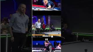 Amazing Bank shot on 8 ball  Francisco sanchez ruiz vs Mickey krause  Peri Open 2024 [upl. by Novek]