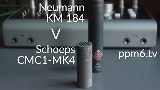 Schoeps V Neumann CMC1MK4 v Neumann KM184 [upl. by Dugas]