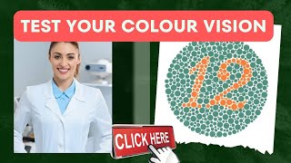 ISHIHARA COLOUR VISION TEST  Eye Test  Colour Blindness Test  Optometry [upl. by Laurance]