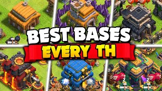 New Best Bases for Every Town Hall Level Clash of Clans [upl. by Arratoon]