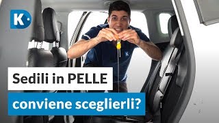 Sedili in pelle conviene sceglierli  Pro e Contro [upl. by Sibell]