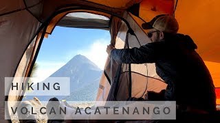 Volcán Acatenango in Guatemala  Volcano Hike March 2018 [upl. by Damien]