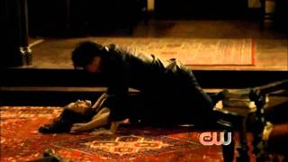 Damon Kiss Scene Katherine The Vampire Diaries season 2 episode 1 The Return [upl. by Anitsuga]