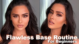 Flawless Base Makeup Routine for Beginners  Christen Dominique [upl. by Meid]