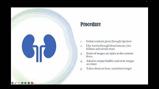 Intravenous Pyelogram Video Lecture [upl. by Ridinger]