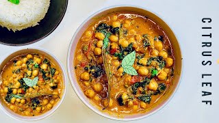 Quick and Easy Spinach amp Chickpea Curry with Coconut Milk  CitrusLeaf 🍋 [upl. by Quackenbush]