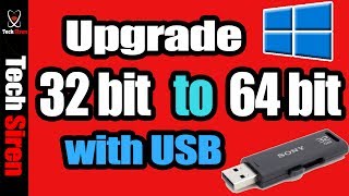 How to upgrade 32 bit to 64 bit windows 7  8  10 with usb [upl. by Geneva859]