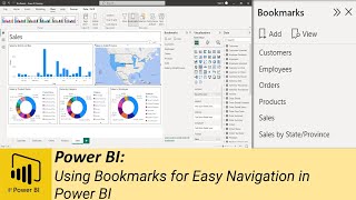 Power BI How to Use Bookmarks for Easy Navigation in Power BI Tutorial [upl. by Odracer368]