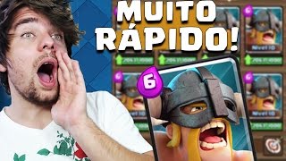 DECK SUPER RÁPIDO DE BÁRBAROS DE ELITE  Clash Royale [upl. by Yreffej]