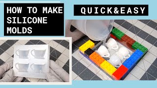 Make Your Own Silicone Molds  Easy Mold Making Mould  For Candle Or Resin Molds [upl. by Glanville]