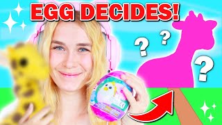 REAL LIFE Adopt Me Eggs DECIDE What We BUILD In Adopt Me Roblox [upl. by Airal]