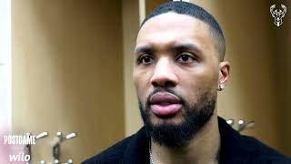 Damian Lillard Postgame Media Availability  022525 [upl. by Saihttam523]