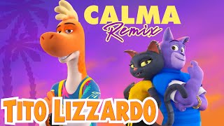 TITO LIZZARDO amp CATTY B🦖😻 Calma Vamos pa’ la playa cover [upl. by Laiceps]