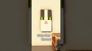 How to make Cute Cat Banner minecraft minecraftbanners [upl. by Millian]