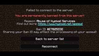 Permanently Banned on Hypixel for being Xylan [upl. by Aubreir]