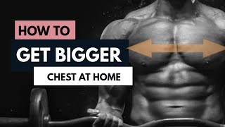 How to get bigger chest at home No equipment [upl. by Odawa336]