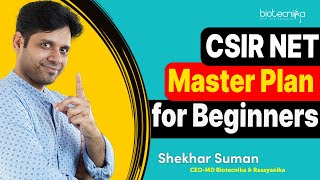 CSIR NET Life Science Master Preparation Plan For Beginners [upl. by Aihtnamas]