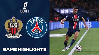 🔴 OGC NIce vs PSG  Ligue 1 202425  Game Highlights FC24 [upl. by Calabresi]