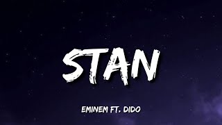 Eminem  Stan Lyrics ft Dido [upl. by Feledy740]