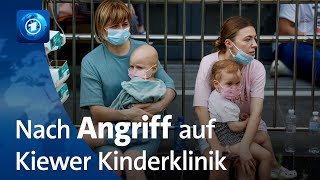 Wiederaufbau nach Angriff auf größte Kinderklinik der Ukraine [upl. by Mirth]