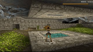 Best Walkthrough  Tomb Raider 1 PS1 emulator  City of Vilcabamba Part 2 FULL HD [upl. by Lorry]