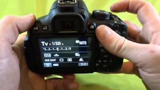 How to change the shutter speed on your Canon T5i [upl. by Kruter144]