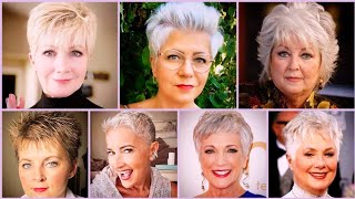 80  Best Short Hairstyles And Haircuts Ideas For Women Over 70  Classic Pixie Spiky Haircuts [upl. by Venuti827]