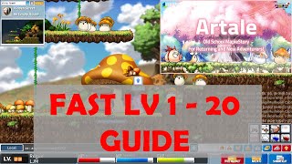 Maplestory Worlds Artale Beginner Guide Level 1  20 [upl. by Rubio405]