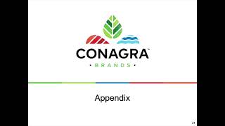 Conagra Brands CAG Q1 2025 Earnings Presentation [upl. by Eelasor]