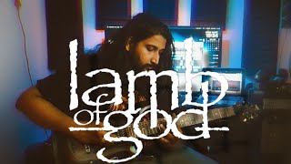 Lamb Of God  Descending  Guitar Cover  Lyrics [upl. by Dan]