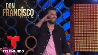 Itatí Cantoral y Jencarlos Canela improvisan escena  Don Francisco Te Invita  Entretenimiento [upl. by Kciredohr]