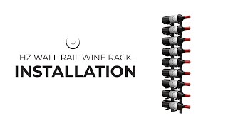 Ultra Wine Racks amp Cellars  Installations HZ Wall Rails [upl. by Adne]