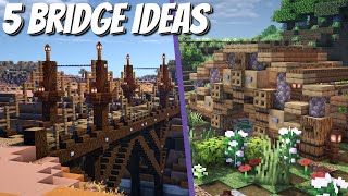 How to Build a Small Bridge in Minecraft Tutorial 118 [upl. by Novaj]