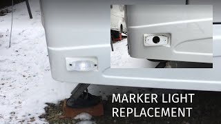 Caravan marker light replacement amp bulb change [upl. by Mathews]