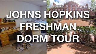 COLLEGE FRESHMAN DORM TOUR  JOHNS HOPKINS UNIVERSITY [upl. by Nelan216]