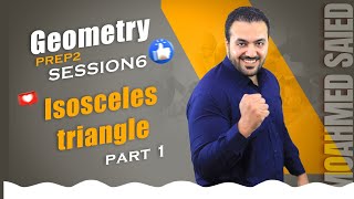 Isosceles triangle part 1  Prep 2 geometry [upl. by Yevre474]