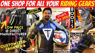 Quality Bike Riding Gears at Low Price  Rs3900 Onwards Customized Jackets Motowear  MK Reacts [upl. by Alfons]