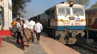 Nizamabad to Pandharpur Express Announcement at Purna Junction [upl. by Sanjay]