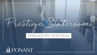 Prestige Stateroom on board the Sisterships  PONANT [upl. by Annirok]