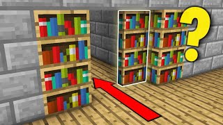 Como fazer uma PASSAGEM SECRETA no MINECRAFT BEDROCK [upl. by Atinele124]