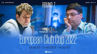 European Chess Club Cup 2022  Round 7  Svidler Fressinet amp Trent [upl. by Hernardo145]