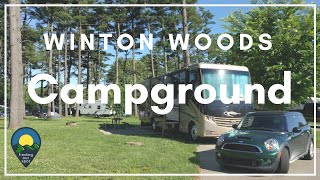 Tour Winton Woods Campground Ohio [upl. by Martguerita]