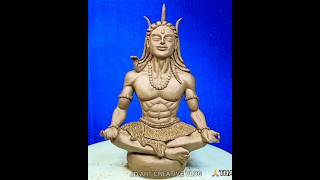 Mahadev murti ki clay model banana [upl. by Gorey92]