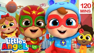 Superhero Song  More Play Pretend Nursery Rhymes  LittleAngel Kids Songs amp Nursery Rhymes [upl. by Walker]