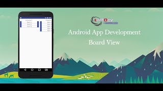 Android Studio Tutorial  Board View [upl. by Natsirk889]